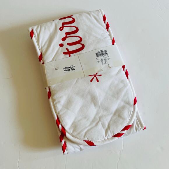 Target Christmas Snowman‎ Ceramic Stacking Measuring Cups & Double Oven Mitt - Picture 5 of 7